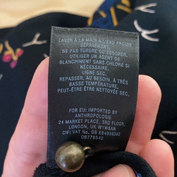 Anthropologie Feather Nara floral jumpsuit size 2 - Picture 11 of 11